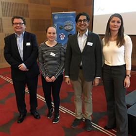 Photo of Neuroscience Day 2018 student speakers